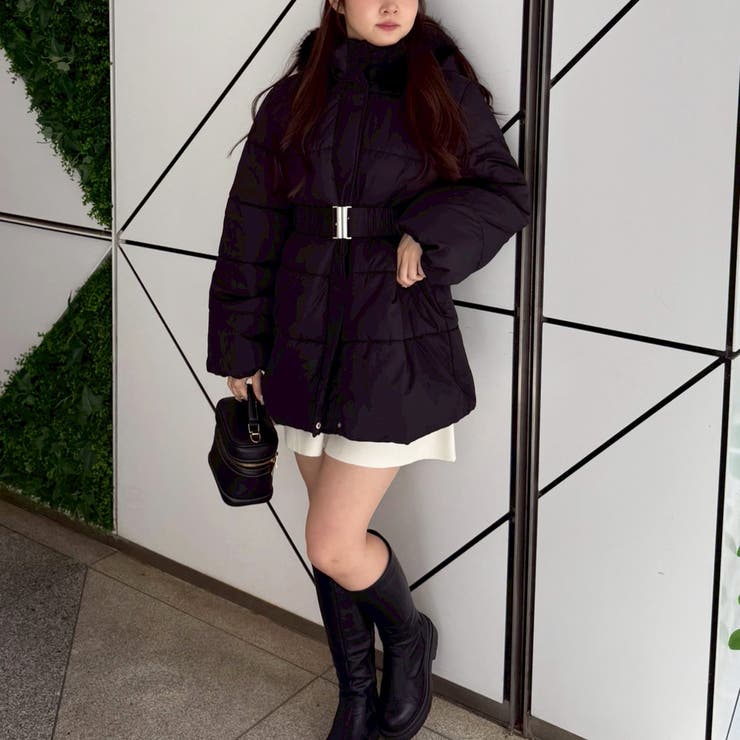 今季のイチオシアウターはこれ！ベルト付き中綿フードファーコート | RMAF　NICE CLAUP / OLIVE des OLIVE | 詳細画像53 