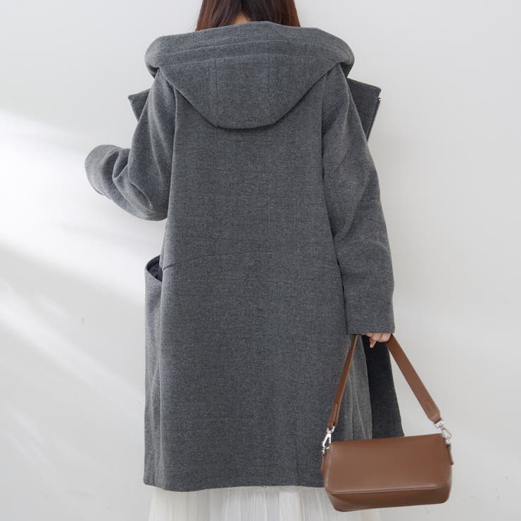 フードジップ付きコート | RMAF NICE CLAUP / OLIVE des OLIVE | 詳細画像7