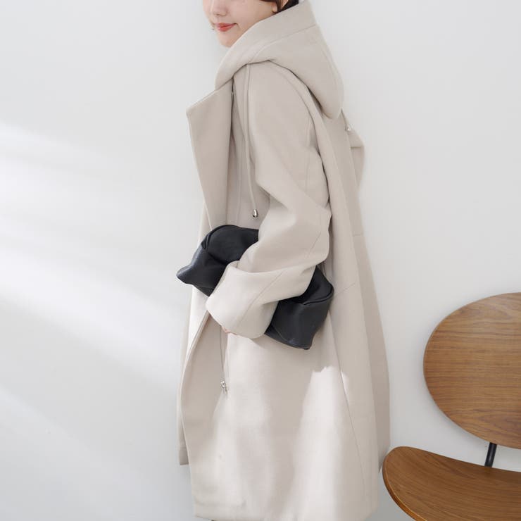 フードジップ付きコート | RMAF NICE CLAUP / OLIVE des OLIVE | 詳細画像18