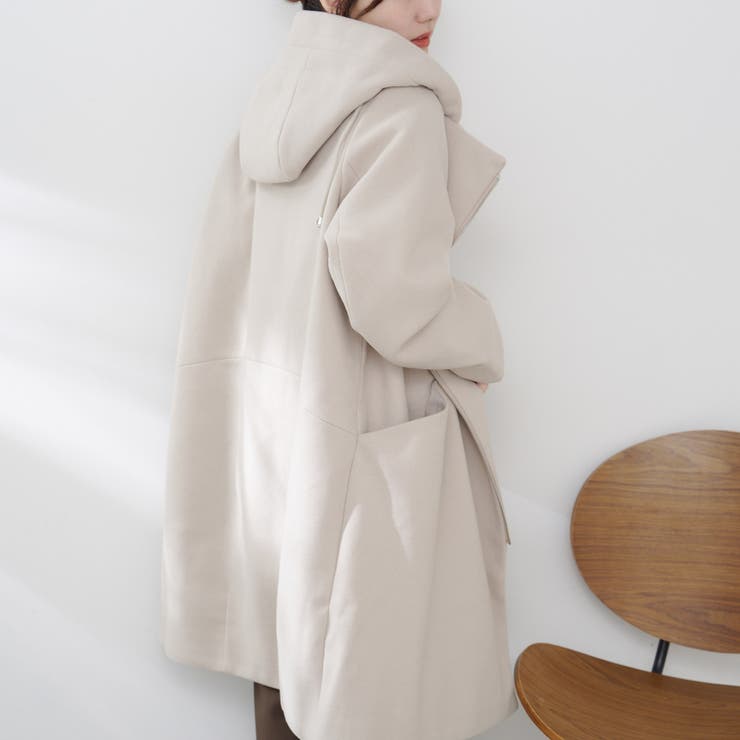 フードジップ付きコート | RMAF NICE CLAUP / OLIVE des OLIVE | 詳細画像20