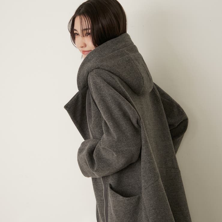 フードジップ付きコート | RMAF　NICE CLAUP / OLIVE des OLIVE | 詳細画像49 