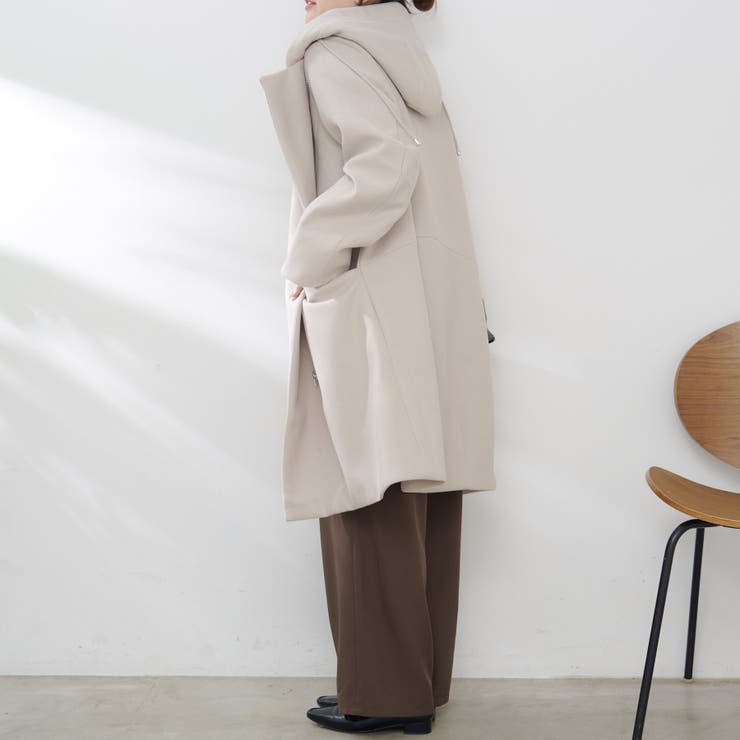 フードジップ付きコート | RMAF NICE CLAUP / OLIVE des OLIVE | 詳細画像25