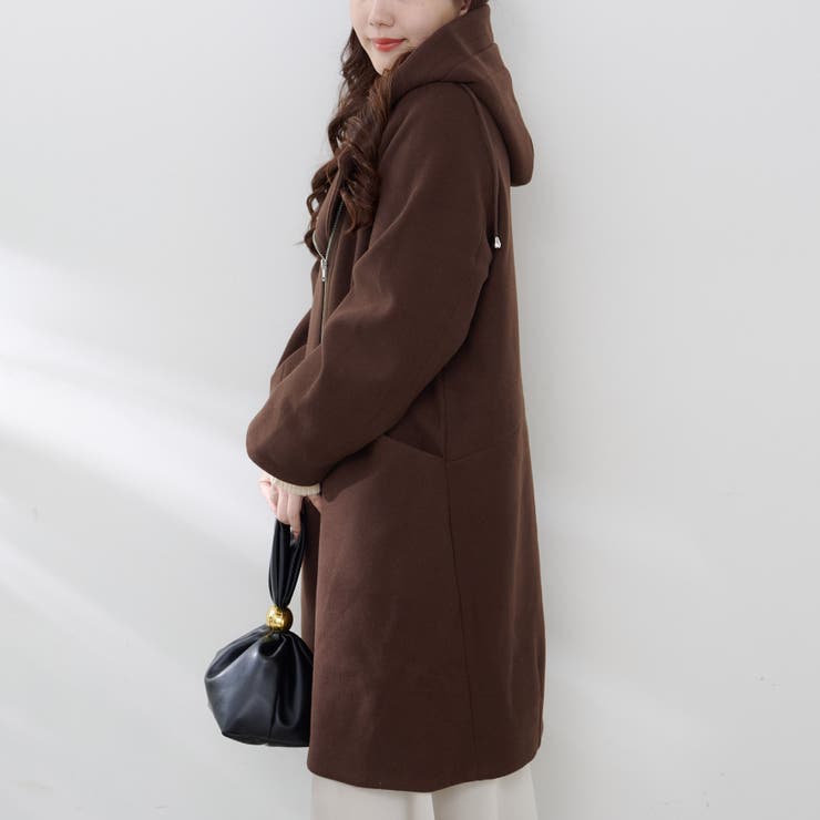 フードジップ付きコート | RMAF NICE CLAUP / OLIVE des OLIVE | 詳細画像30