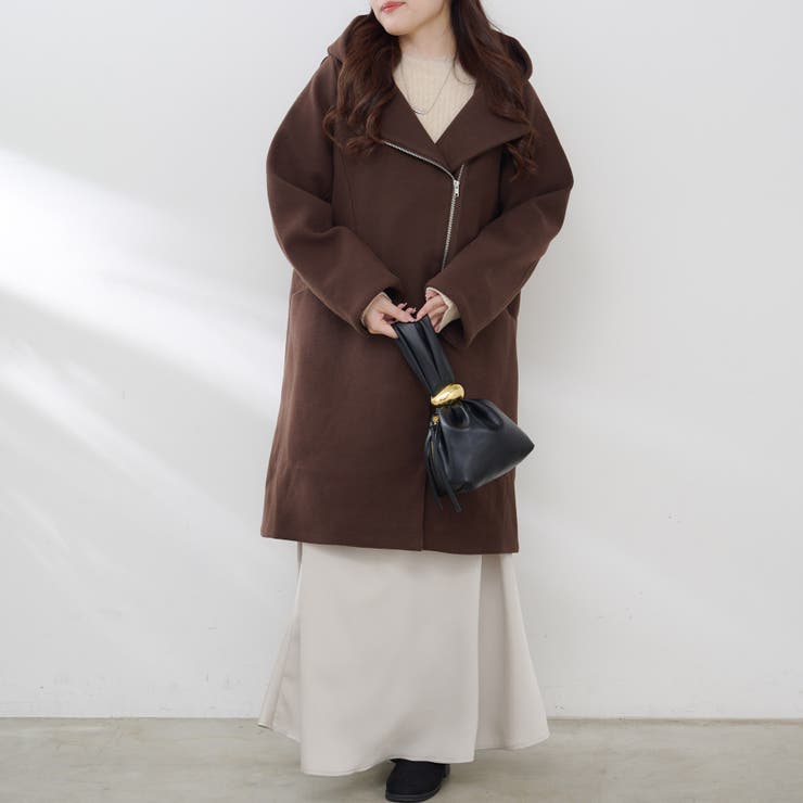 フードジップ付きコート | RMAF NICE CLAUP / OLIVE des OLIVE | 詳細画像32