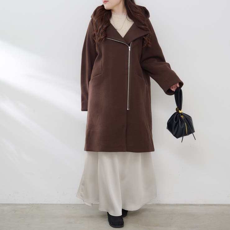 フードジップ付きコート | RMAF NICE CLAUP / OLIVE des OLIVE | 詳細画像33