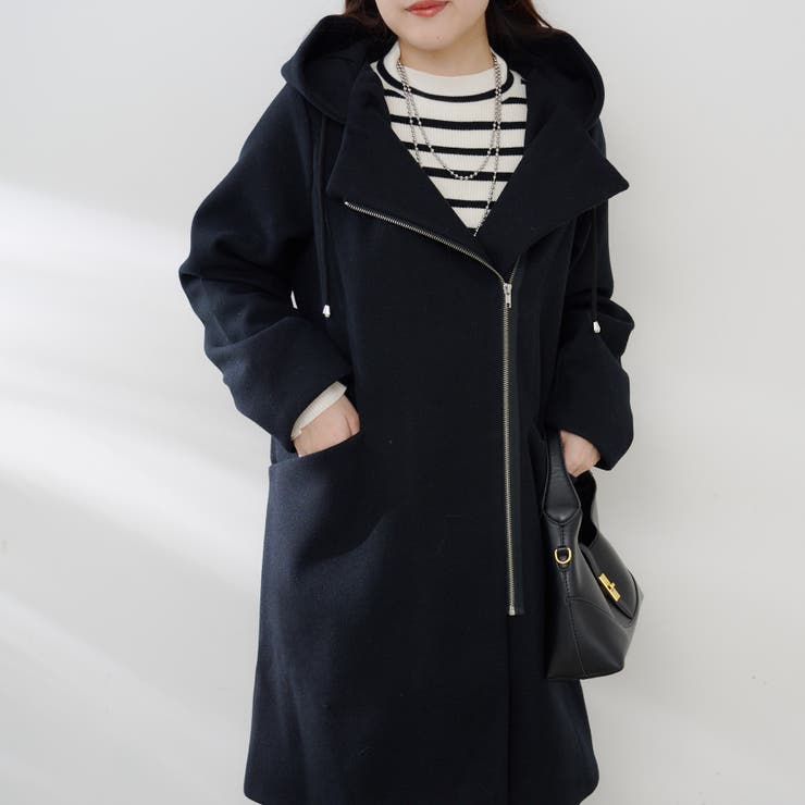 フードジップ付きコート | RMAF NICE CLAUP / OLIVE des OLIVE | 詳細画像38