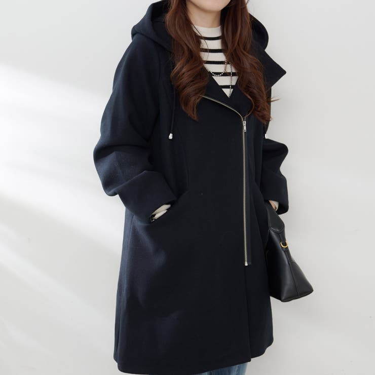 フードジップ付きコート | RMAF NICE CLAUP / OLIVE des OLIVE | 詳細画像39