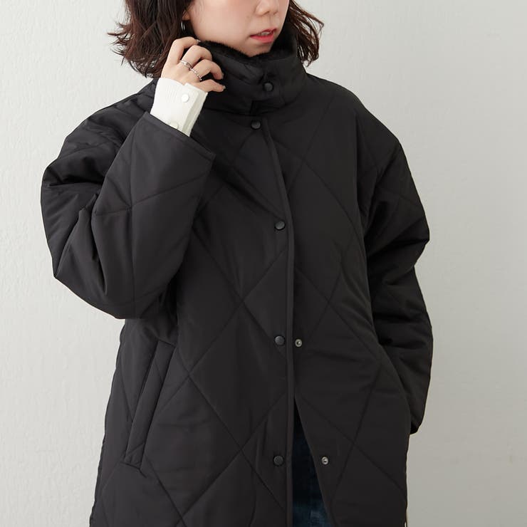 ファー衿キルトコート | RMAF　NICE CLAUP / OLIVE des OLIVE | 詳細画像37 