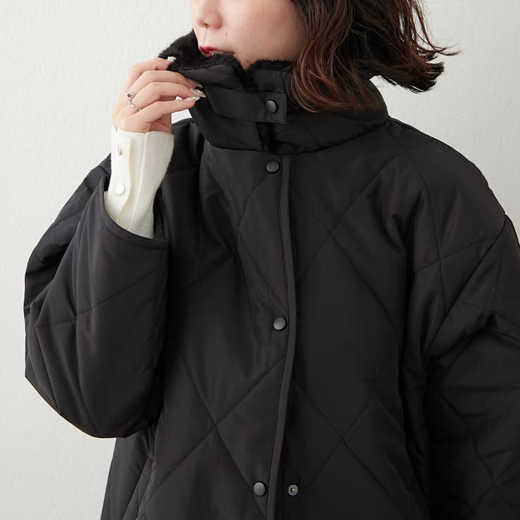 ファー衿キルトコート | RMAF　NICE CLAUP / OLIVE des OLIVE | 詳細画像42 