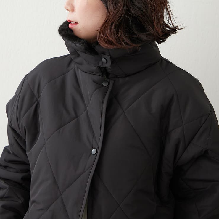 ファー衿キルトコート | RMAF　NICE CLAUP / OLIVE des OLIVE | 詳細画像43 