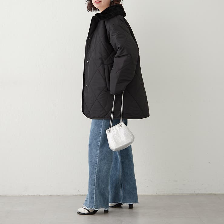 ファー衿キルトコート | RMAF　NICE CLAUP / OLIVE des OLIVE | 詳細画像48 