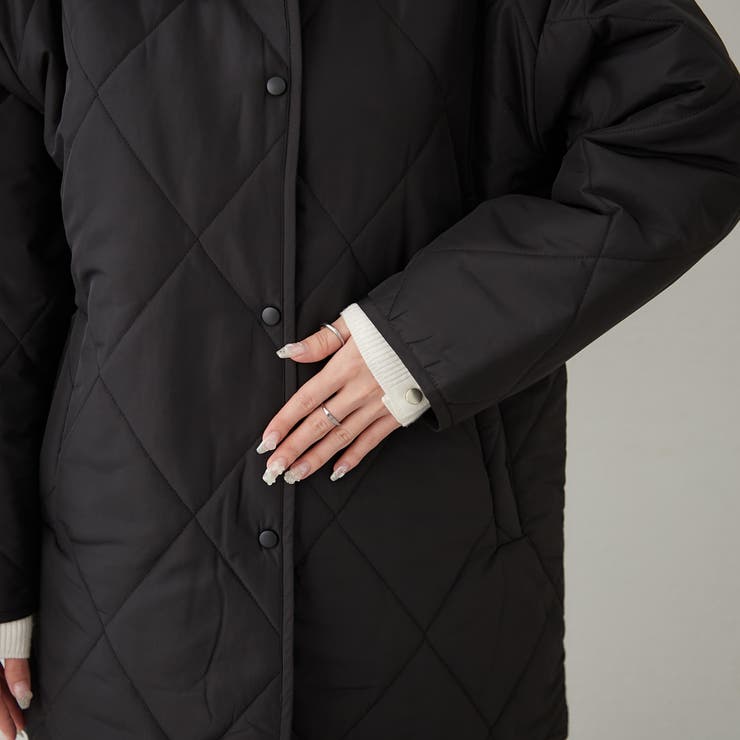 ファー衿キルトコート | RMAF　NICE CLAUP / OLIVE des OLIVE | 詳細画像54 