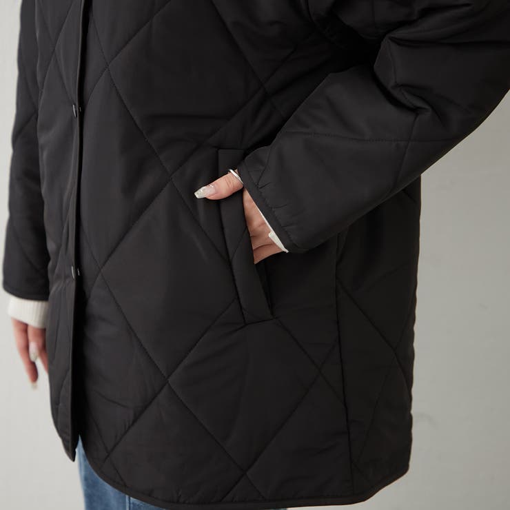 ファー衿キルトコート | RMAF　NICE CLAUP / OLIVE des OLIVE | 詳細画像55 