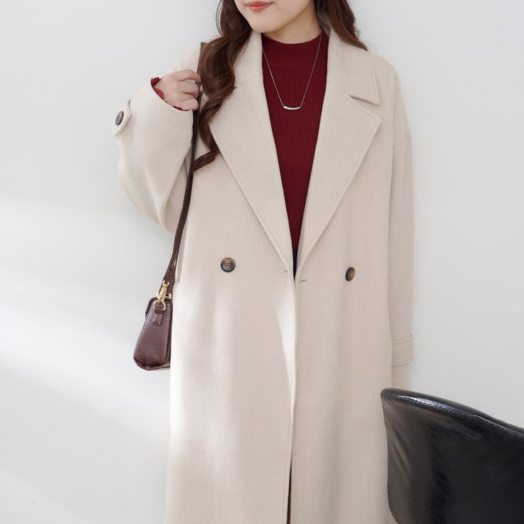 【5色展開】ダブルチェスターコート | RMAF　NICE CLAUP / OLIVE des OLIVE | 詳細画像3 