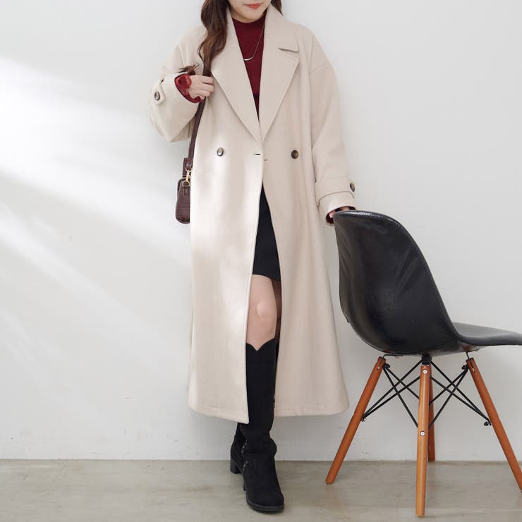 【5色展開】ダブルチェスターコート | RMAF　NICE CLAUP / OLIVE des OLIVE | 詳細画像5 