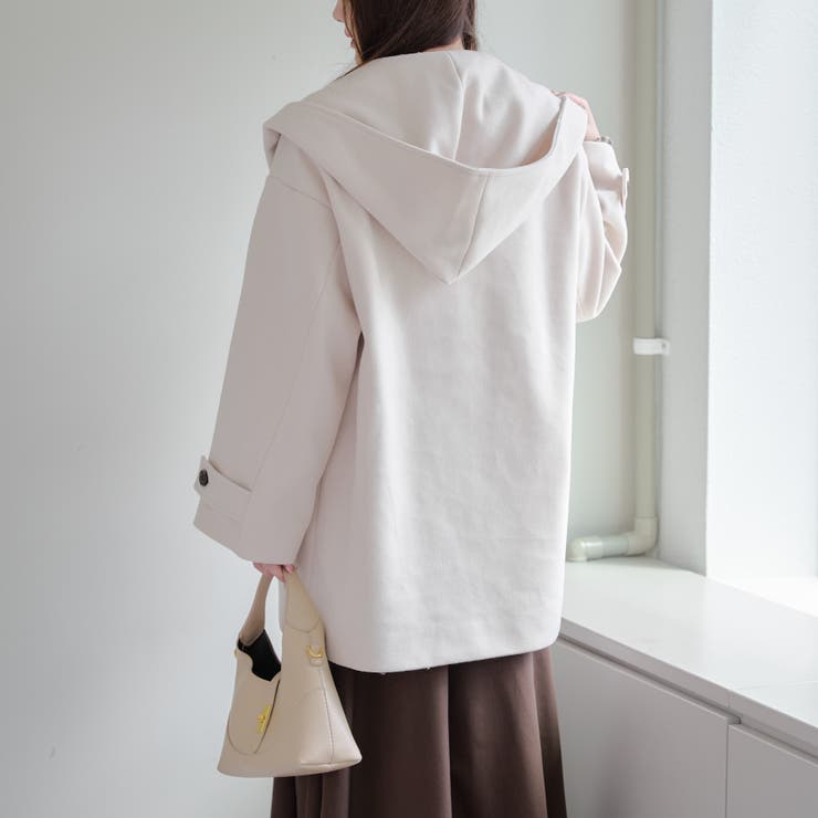【WEB限定】ショートダッフルコート | NICE CLAUP / OLIVE des OLIVE　OUTLET | 詳細画像6 