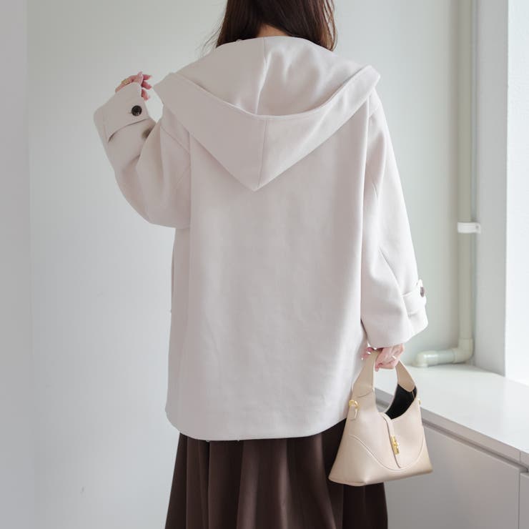 【WEB限定】ショートダッフルコート | NICE CLAUP / OLIVE des OLIVE　OUTLET | 詳細画像7 