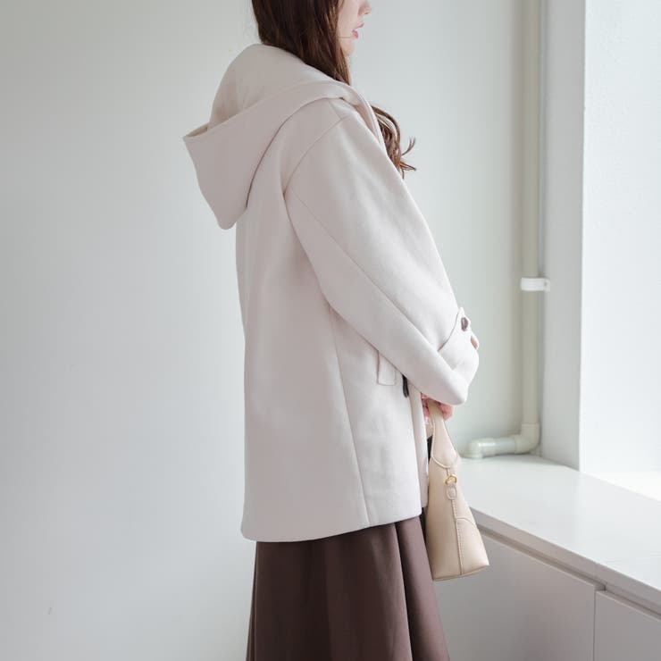 【WEB限定】ショートダッフルコート | NICE CLAUP / OLIVE des OLIVE　OUTLET | 詳細画像8 