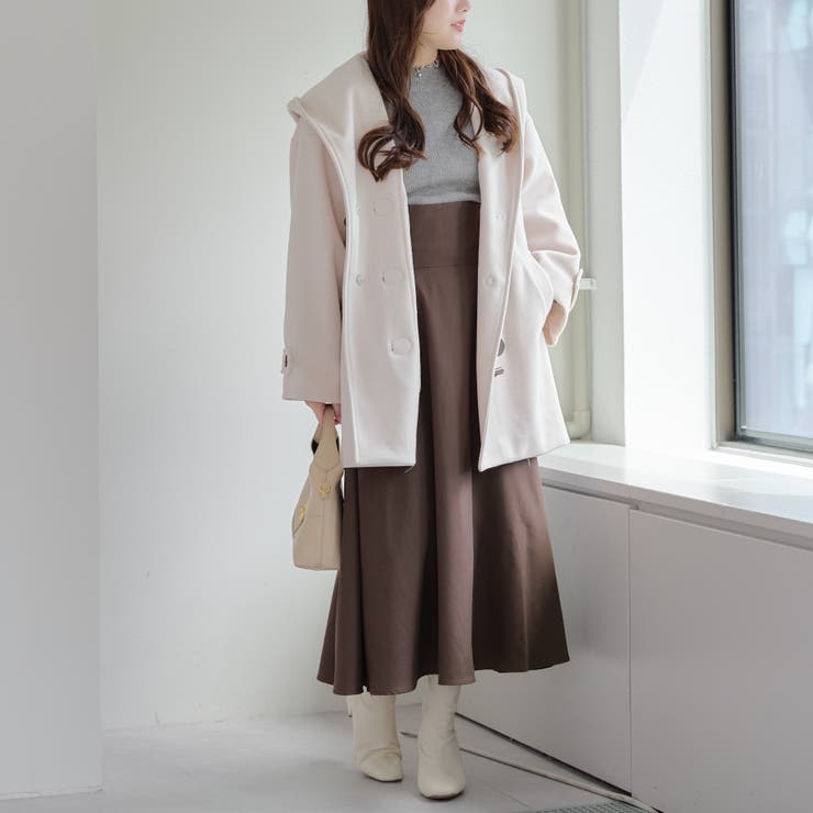 【WEB限定】ショートダッフルコート | NICE CLAUP / OLIVE des OLIVE　OUTLET | 詳細画像10 