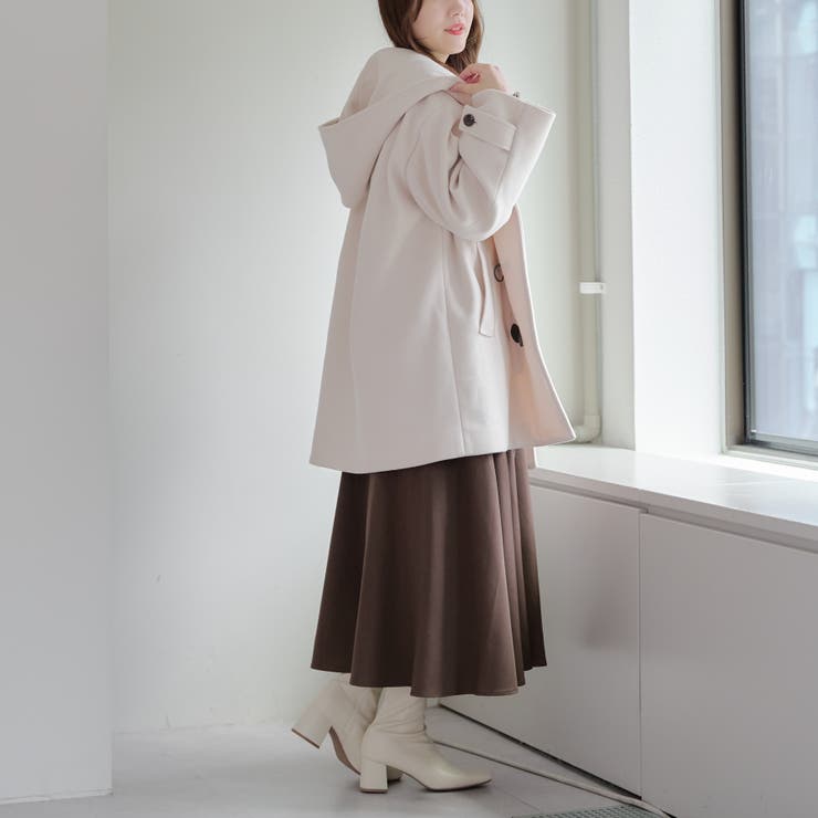 【WEB限定】ショートダッフルコート | NICE CLAUP / OLIVE des OLIVE　OUTLET | 詳細画像13 