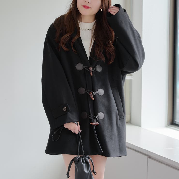 【WEB限定】ショートダッフルコート | NICE CLAUP / OLIVE des OLIVE　OUTLET | 詳細画像16 