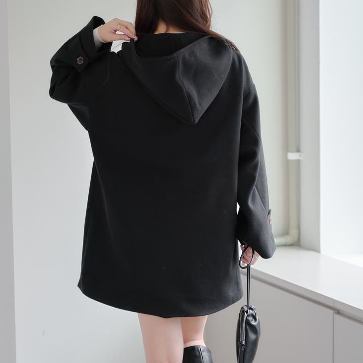 【WEB限定】ショートダッフルコート | NICE CLAUP / OLIVE des OLIVE　OUTLET | 詳細画像18 