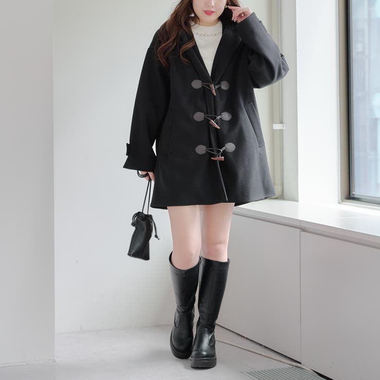 【WEB限定】ショートダッフルコート | NICE CLAUP / OLIVE des OLIVE　OUTLET | 詳細画像21 