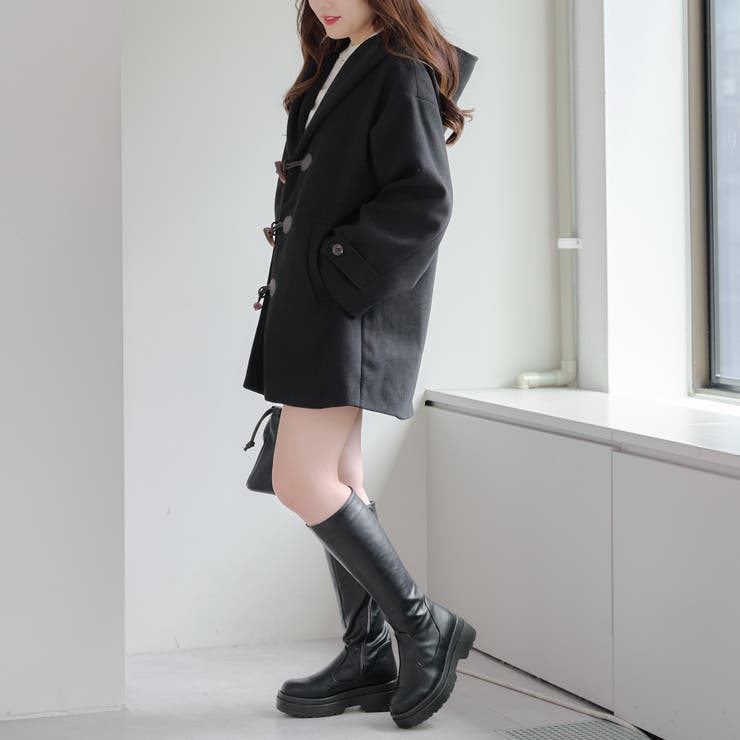 【WEB限定】ショートダッフルコート | NICE CLAUP / OLIVE des OLIVE　OUTLET | 詳細画像24 