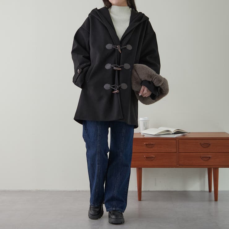 【WEB限定】ショートダッフルコート | NICE CLAUP / OLIVE des OLIVE　OUTLET | 詳細画像29 