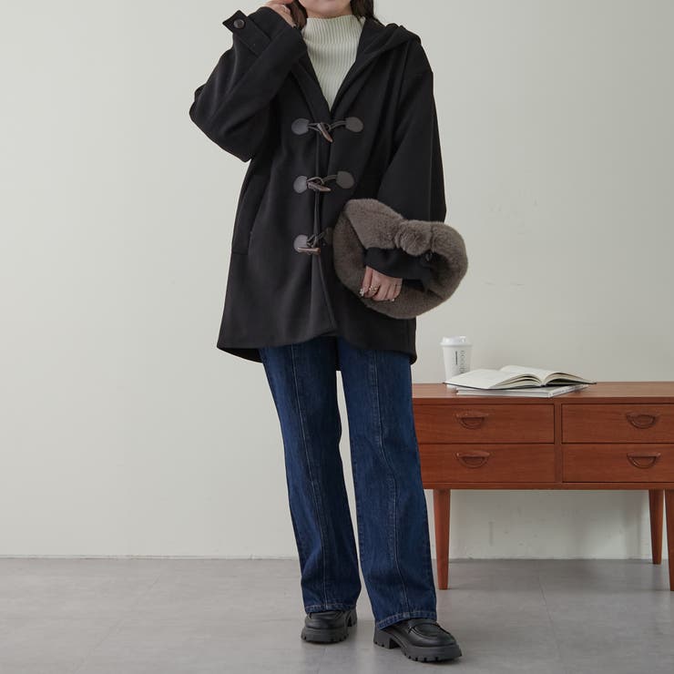 【WEB限定】ショートダッフルコート | NICE CLAUP / OLIVE des OLIVE　OUTLET | 詳細画像30 