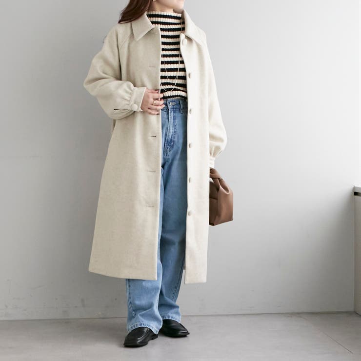 【ケープ取り外し可能】シングルロングコート | NICE CLAUP / OLIVE des OLIVE　OUTLET | 詳細画像8 