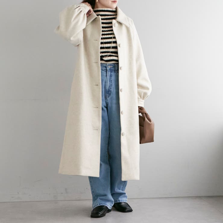 【ケープ取り外し可能】シングルロングコート | NICE CLAUP / OLIVE des OLIVE　OUTLET | 詳細画像9 
