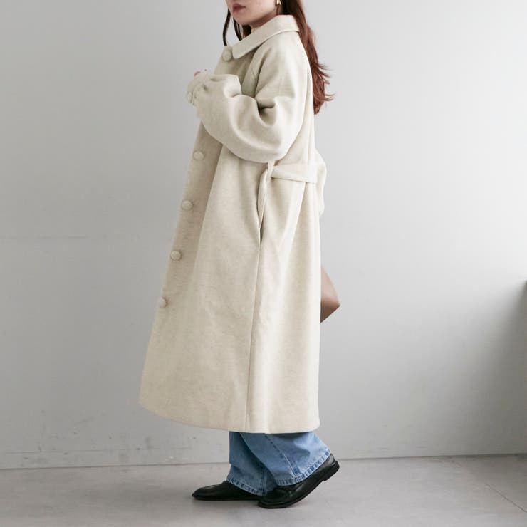 【ケープ取り外し可能】シングルロングコート | NICE CLAUP / OLIVE des OLIVE　OUTLET | 詳細画像10 