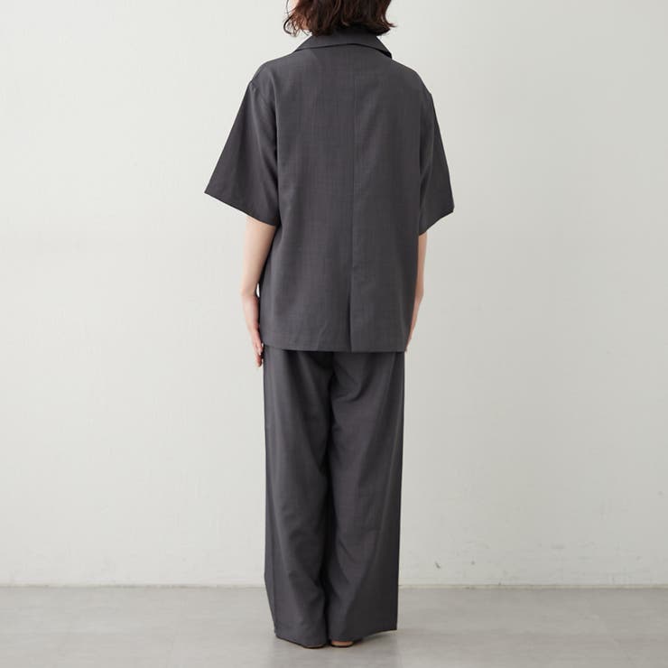 【セットアップ】ビッグシングルテーラージャケット+ワイドパンツ[品番：OLOW0016449]｜RMAF NICE CLAUP / OLIVE ...