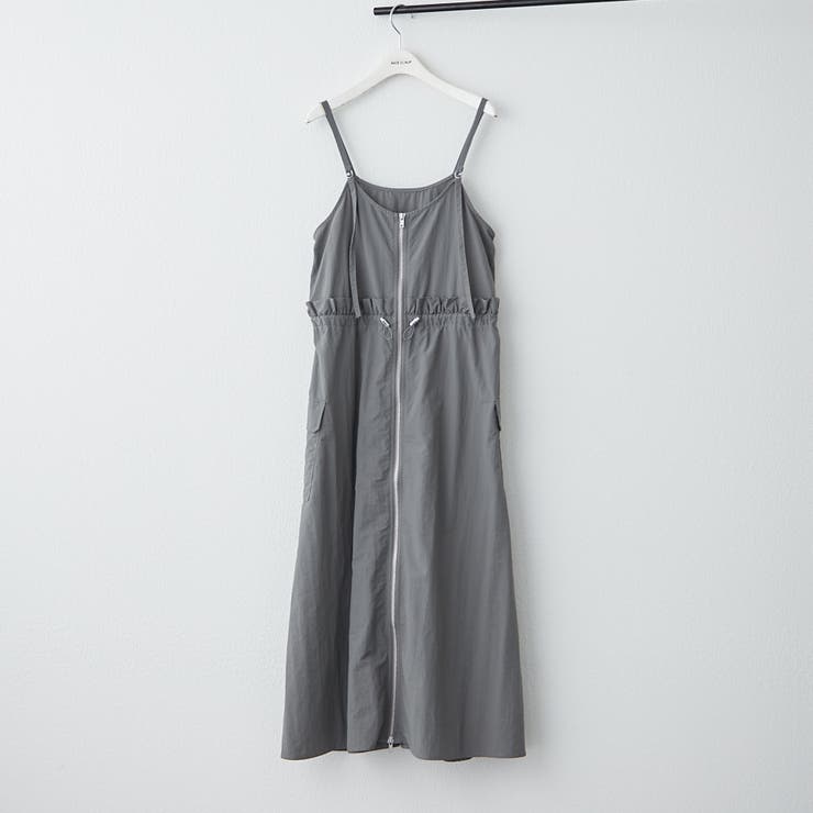 ナイロンフロントZIPキャミワンピース[品番：OLOW0016278]｜RMAF