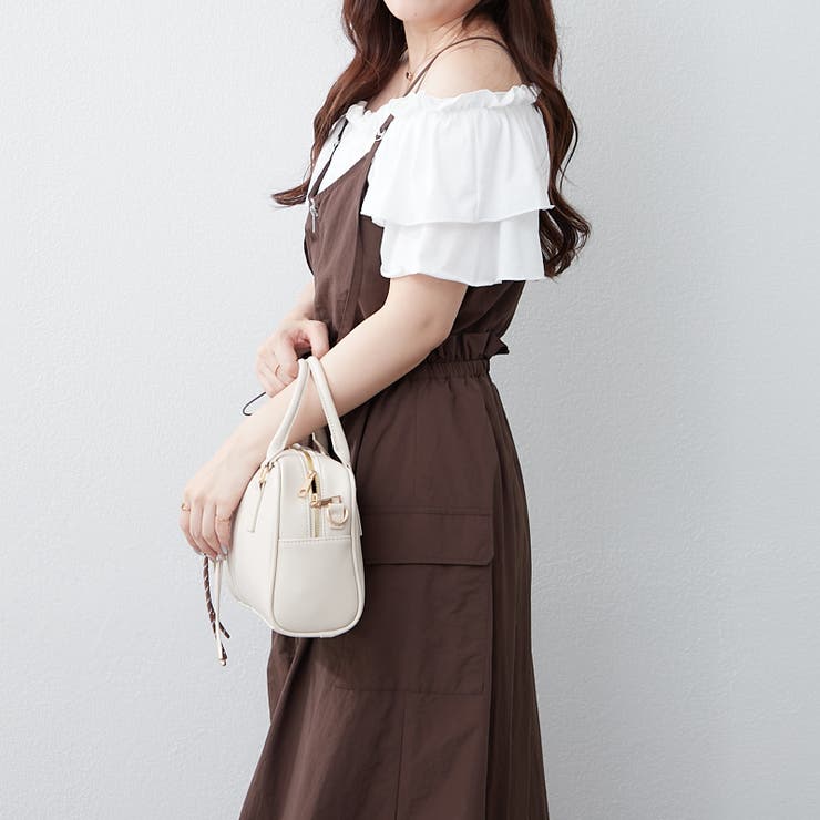 ナイロンフロントZIPキャミワンピース[品番：OLOW0016278]｜RMAF NICE