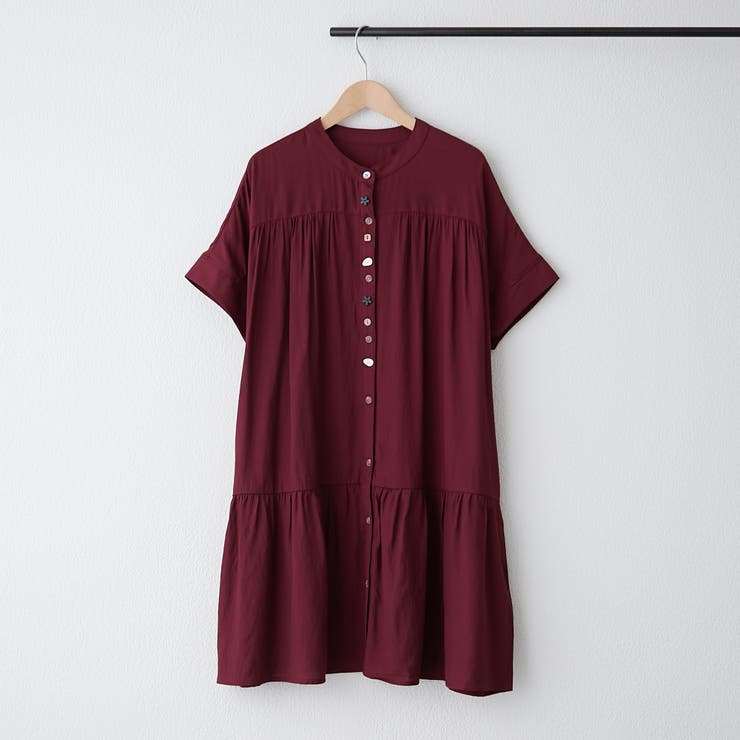 peroチュニックワンピース 色々釦チュニックワンピース[品番：OLOW0016326]｜RMAF NICE