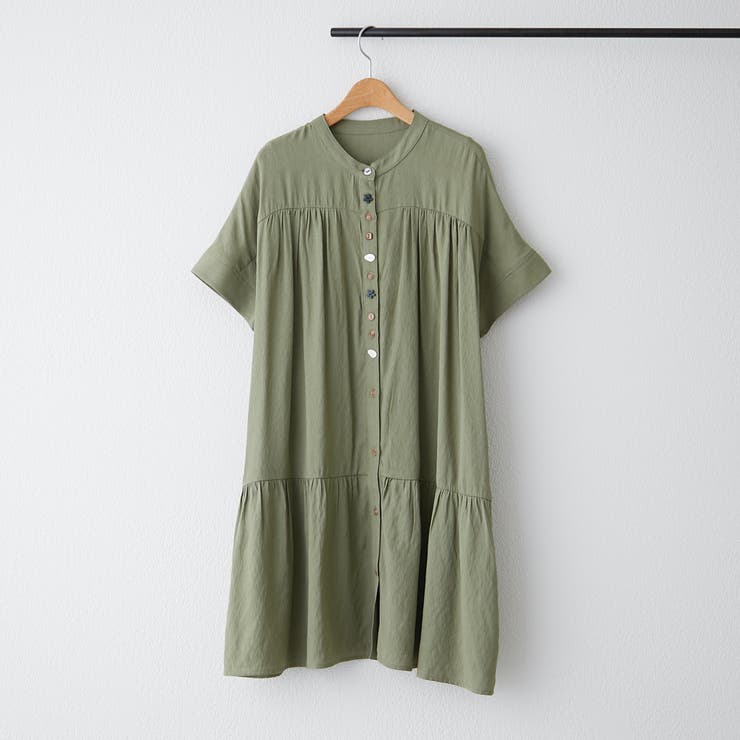 色々釦チュニックワンピース[品番：OLOW0016326]｜RMAF NICE