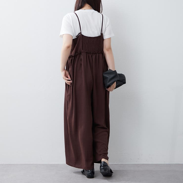 【セットアイテム】ルーズサロペット+TシャツSET | RMAF　NICE CLAUP / OLIVE des OLIVE | 詳細画像7 