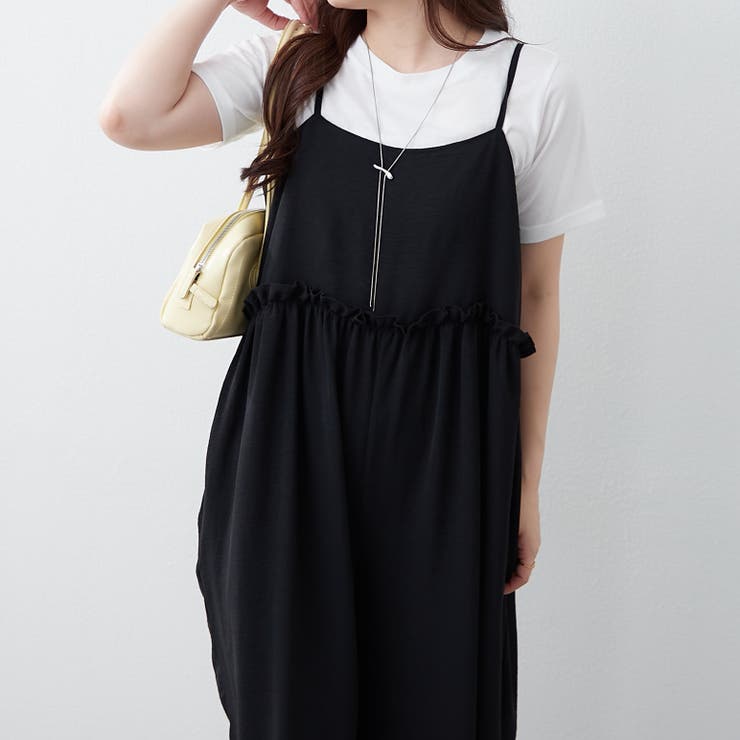 【セットアイテム】ルーズサロペット+TシャツSET | RMAF　NICE CLAUP / OLIVE des OLIVE | 詳細画像13 