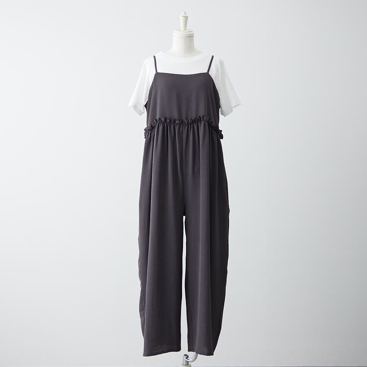 【セットアイテム】ルーズサロペット+TシャツSET | RMAF　NICE CLAUP / OLIVE des OLIVE | 詳細画像20 