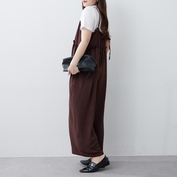 【セットアイテム】ルーズサロペット+TシャツSET | RMAF　NICE CLAUP / OLIVE des OLIVE | 詳細画像6 