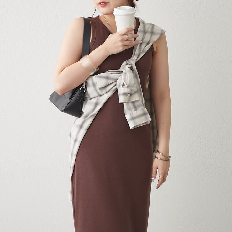 【カップ付】ノースリーブワンピース | RMAF　NICE CLAUP / OLIVE des OLIVE | 詳細画像15 