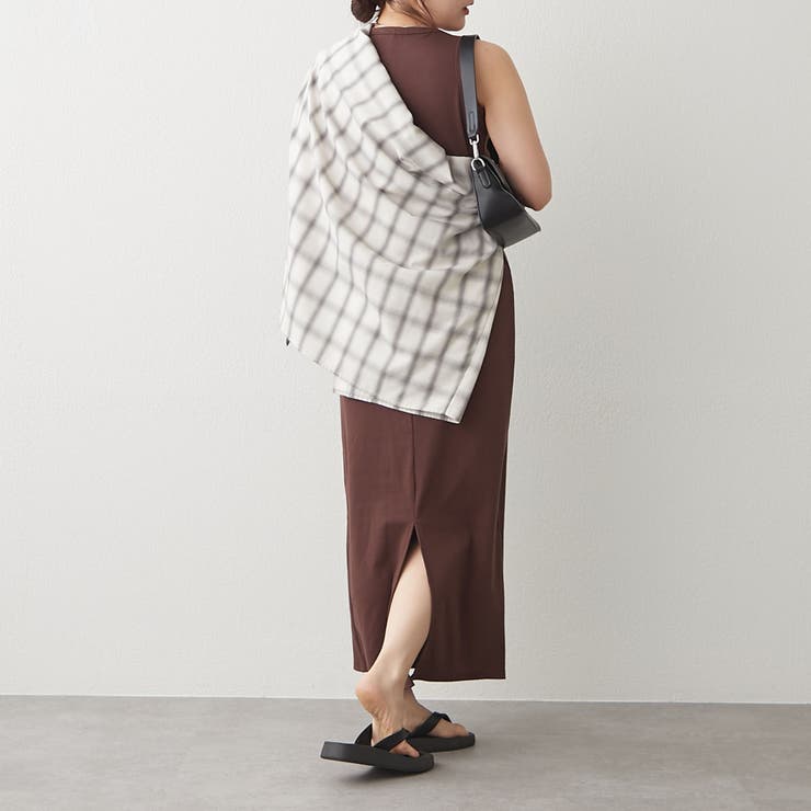 カップ付】ノースリーブワンピース[品番：OLOW0016348]｜RMAF