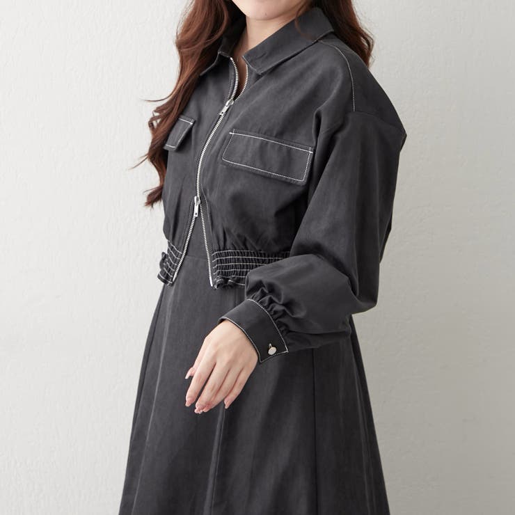【セットアイテム】コールジャケット＋キャミワンピース | RMAF　NICE CLAUP / OLIVE des OLIVE | 詳細画像10 