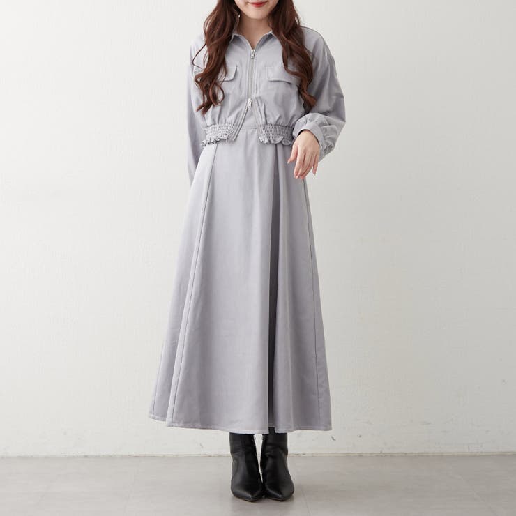 【セットアイテム】コールジャケット＋キャミワンピース | RMAF　NICE CLAUP / OLIVE des OLIVE | 詳細画像2 