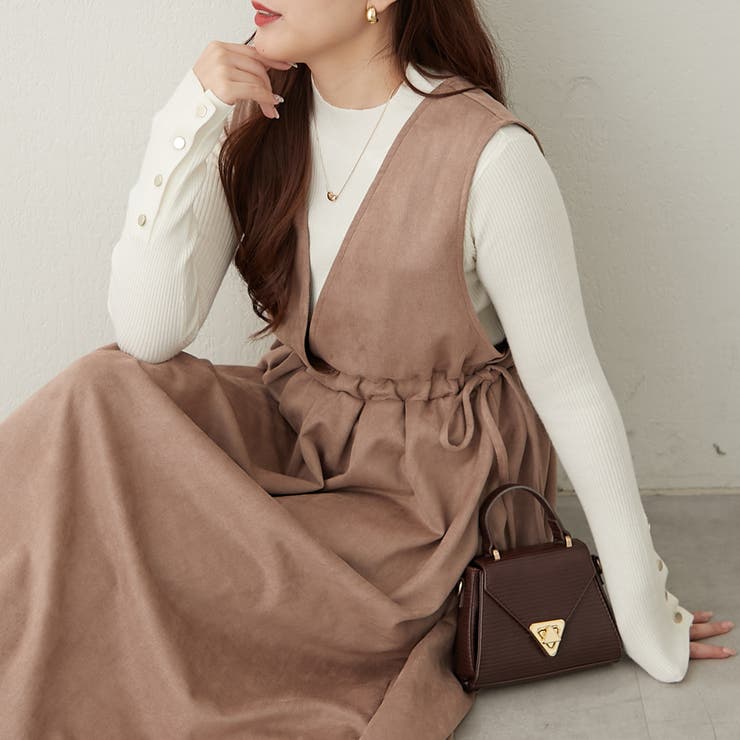 ギャザー切替ワンピース[品番：OLOW0016450]｜RMAF NICE CLAUP