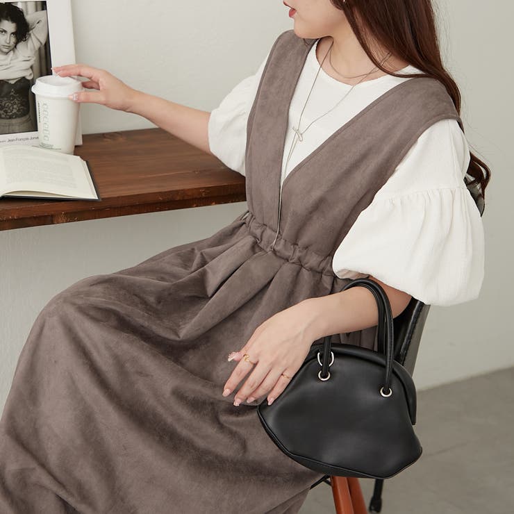 ギャザー切替ワンピース[品番：OLOW0016450]｜RMAF NICE CLAUP