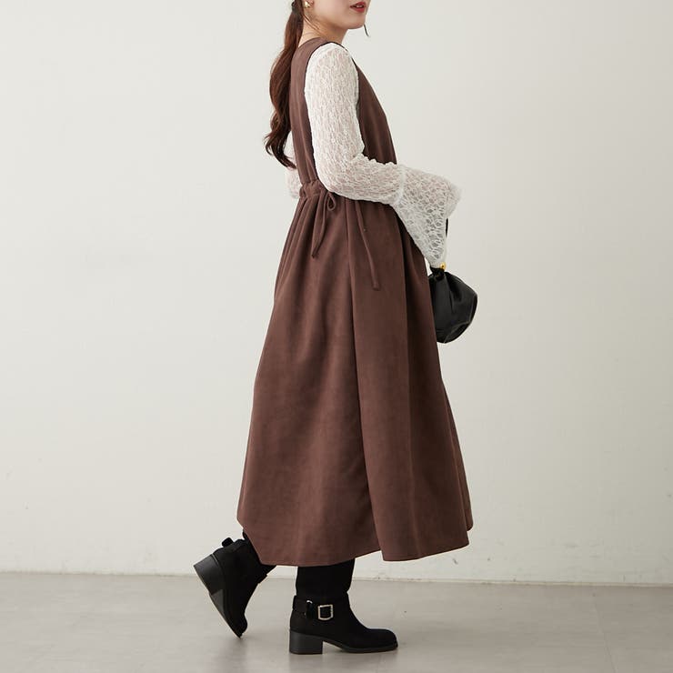 ギャザー切替ワンピース[品番：OLOW0016450]｜RMAF NICE CLAUP