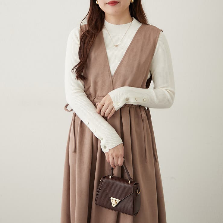 ギャザー切替ワンピース[品番：OLOW0016450]｜RMAF NICE CLAUP